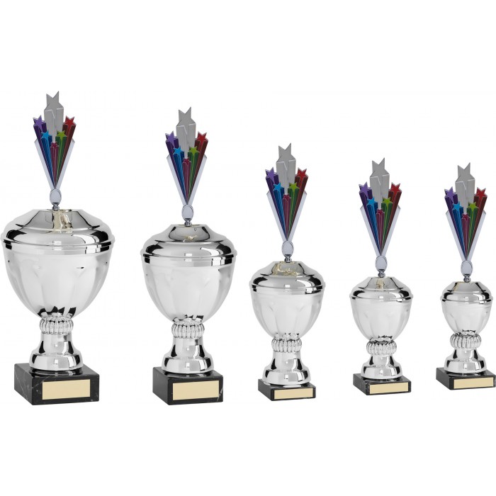 STARBUST MULTI-SPORT METAL TROPHY  - AVAILABLE IN 5 SIZES